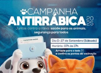Caicó: Dia D da Campanha de Vacinação Antirrábica acontecerá dia 27 de Setembro
